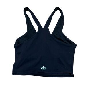 Alo Yoga Black Sports Bra / Crop Top – Size XS